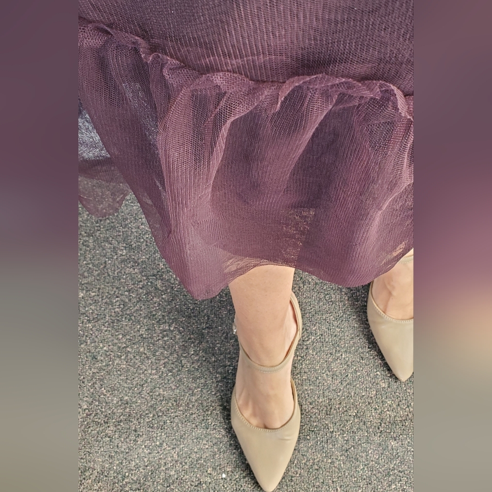 SHEIN Purple Midi Skirt